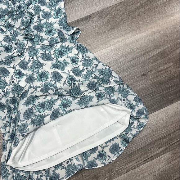 Gianni Bini blue and white floral dress size small - Picture 3 of 9